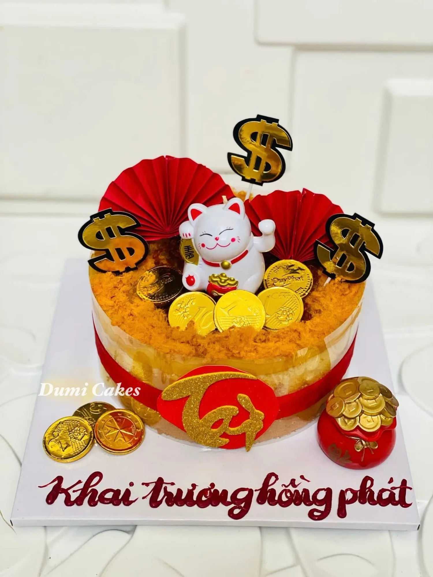 Bánh Kem Thần Tài May Mắn 3